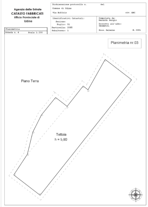 Udine (UD) – Ex O.M.R. Pianta principale