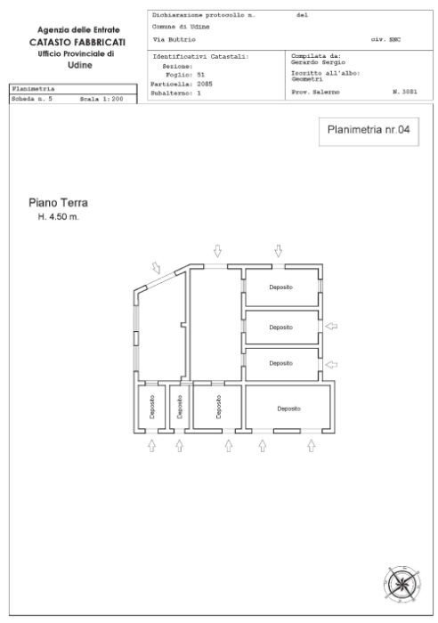 Udine (UD) – Ex O.M.R. Pianta principale
