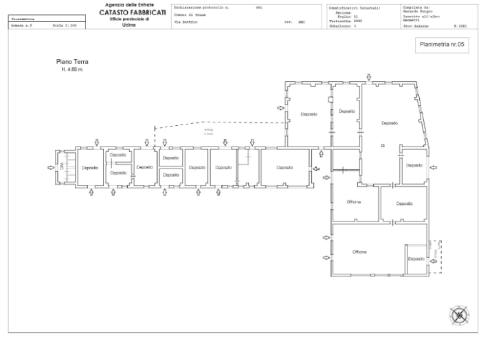 Udine (UD) – Ex O.M.R. Pianta principale