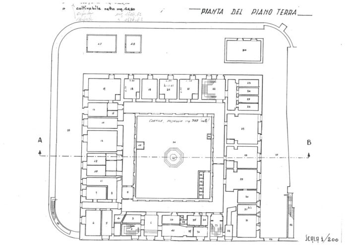 Caltagirone (CT) – Ex Convento di San Bonaventura Pianta principale