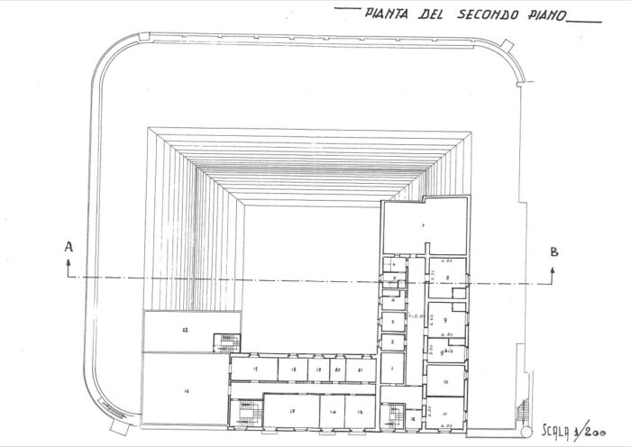 Caltagirone (CT) – Ex Convento di San Bonaventura Pianta principale