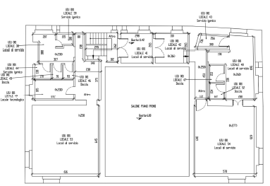 Genova (GE) – Villa Saredo Parodi Pianta principale