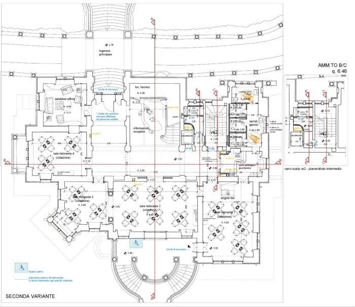 Savona (SV) – Villa Zanelli Pianta principale