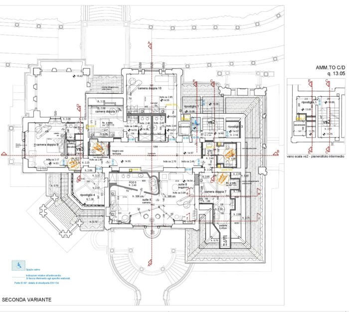 Savona (SV) – Villa Zanelli Pianta principale