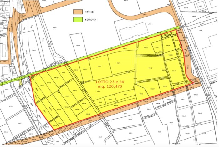Staranzano (GO) – Lotto n.23+24 di 120.470 mq Pianta principale