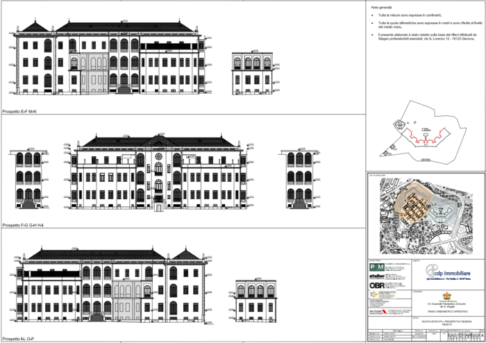 Genova (GE) – Ex Ospedale Psichiatrico di Quarto Pianta principale