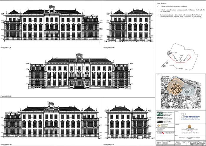 Genova (GE) – Ex Ospedale Psichiatrico di Quarto Pianta principale