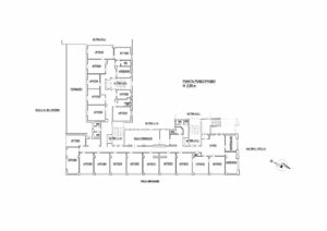 Trieste (TS) – Portion of Building in Viale Miramare no. 9 Floorplan
