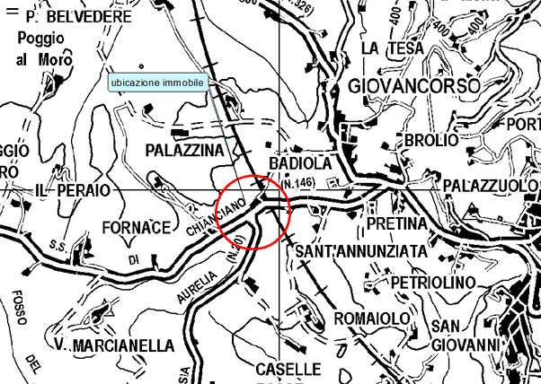 Chiusi (SI) – Casa Cantoniera Pianta principale