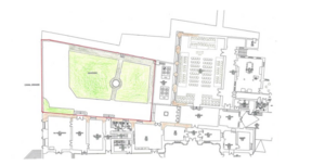 Venezia (VE) – Giardino e Locali Palazzo Ca’ Corner Pianta principale