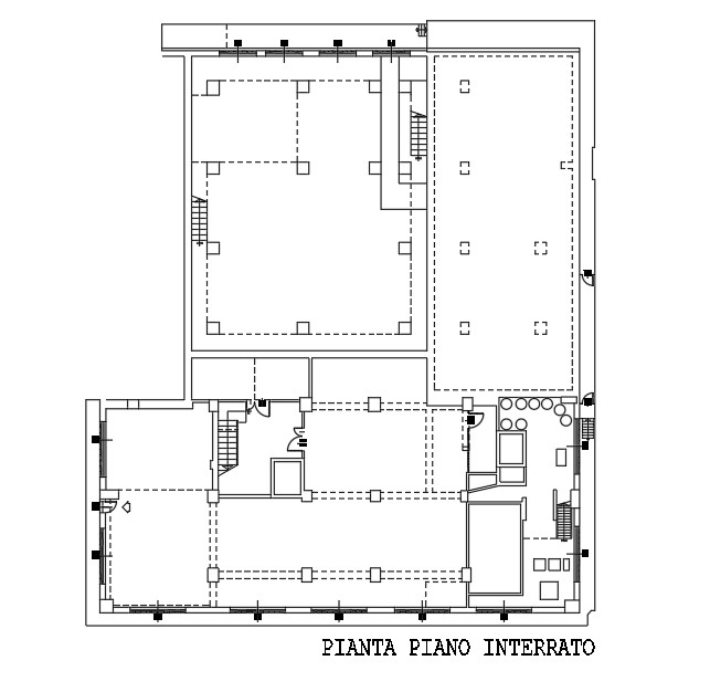 CALTANISSETTA (CL)- Corso Umberto I n. 126 (Ex filiale della Banca D’Italia) Pianta principale