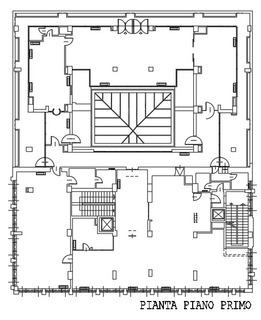 CALTANISSETTA (CL)- Corso Umberto I n. 126 (Ex filiale della Banca D’Italia) Pianta principale