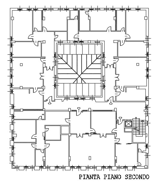 CALTANISSETTA (CL)- Corso Umberto I n. 126 (Ex filiale della Banca D’Italia) Pianta principale