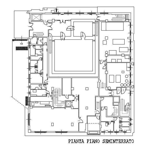 CALTANISSETTA (CL)- Corso Umberto I n. 126 (Ex filiale della Banca D’Italia) Pianta principale
