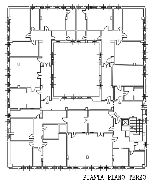 CALTANISSETTA (CL)- Corso Umberto I n. 126 (Ex filiale della Banca D’Italia) Pianta principale