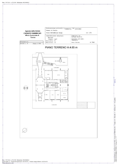 TORINO (TO) – Lotto UMIA-3 “CENTRO DEL DESIGN” Pianta principale
