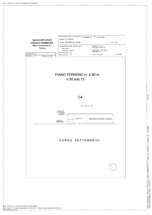 TORINO (TO) – Lotto UMIA-3 “CENTRO DEL DESIGN” Pianta principale