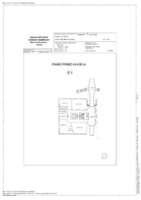 TORINO (TO) – Lotto UMIA-3 “CENTRO DEL DESIGN” Pianta principale