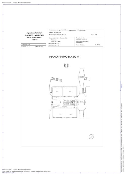 TORINO (TO) – Lotto UMIA-3 “CENTRO DEL DESIGN” Pianta principale