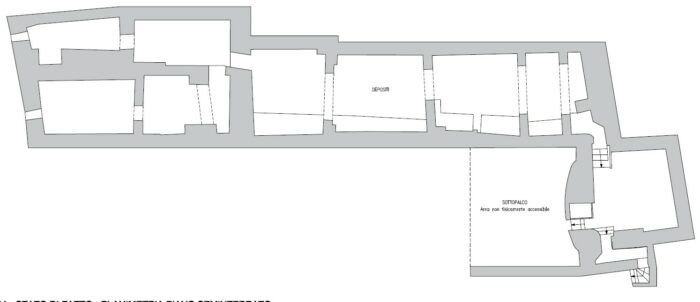 Rome – “Salone Margherita” Theatre floorplan