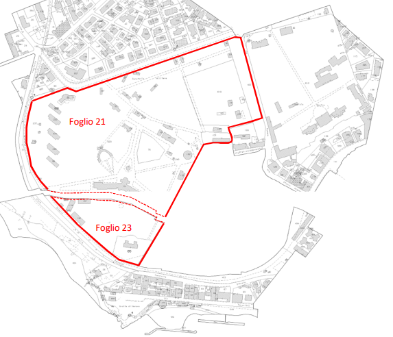 Anzio (RM) – Caserma «Bocchetti» Pianta principale