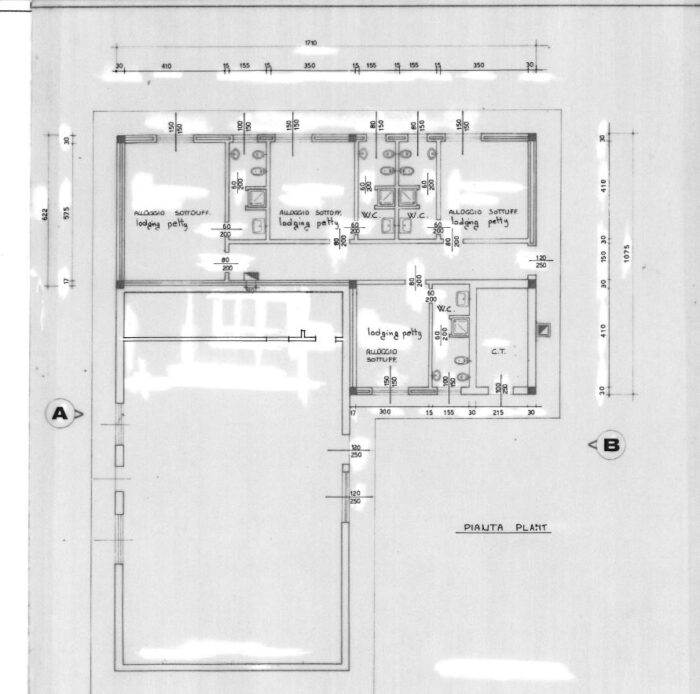 Aquileia e Fiumicello-Villa Vicentina (UD) – Ex Sito Artiglieria Contraerea Hawk 2 Pianta principale