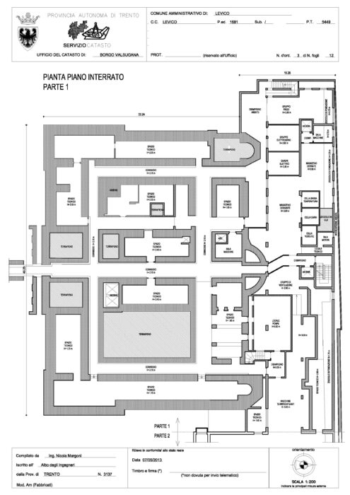 Levico Terme (TN) – Grand Hotel Imperial Pianta principale