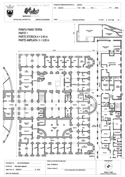 Levico Terme (TN) – Grand Hotel Imperial Pianta principale