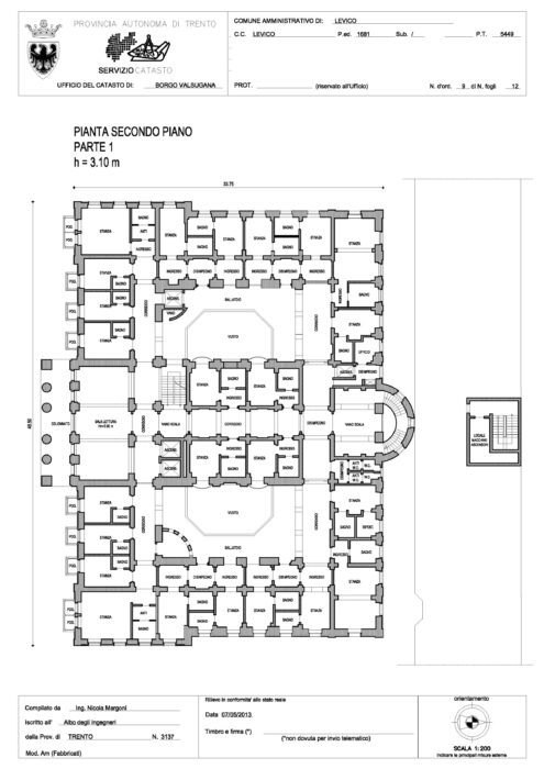Levico Terme (TN) – Grand Hotel Imperial Pianta principale
