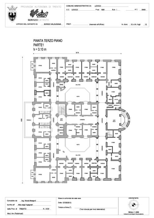 Levico Terme (TN) – Grand Hotel Imperial Pianta principale