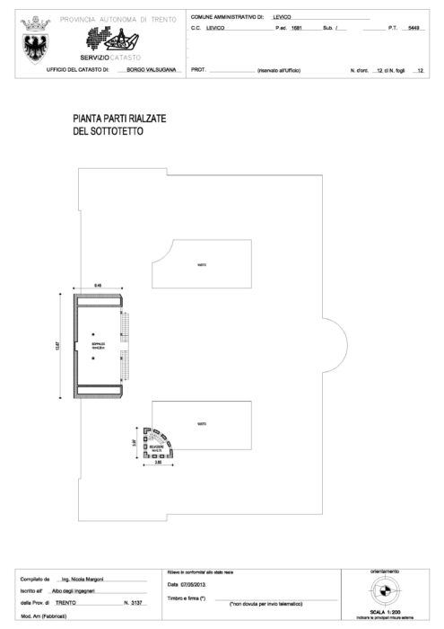 Levico Terme (TN) – Grand Hotel Imperial Pianta principale