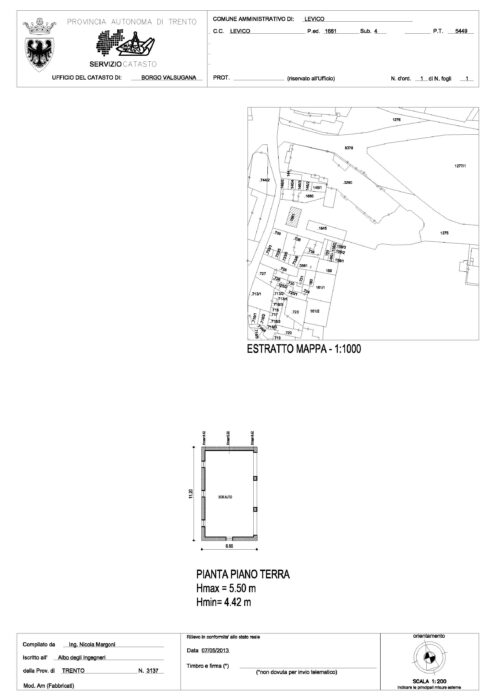 Levico Terme (TN) – Grand Hotel Imperial Pianta principale