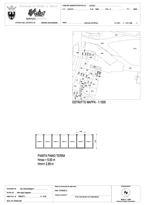 Levico Terme (TN) – Grand Hotel Imperial Pianta principale