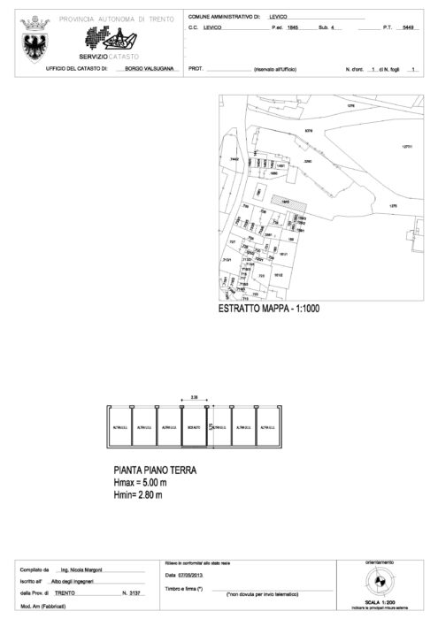 Levico Terme (TN) – Grand Hotel Imperial Pianta principale