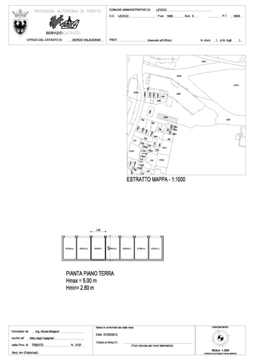 Levico Terme (TN) – Grand Hotel Imperial Pianta principale