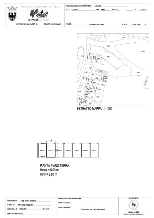 Levico Terme (TN) – Grand Hotel Imperial Pianta principale