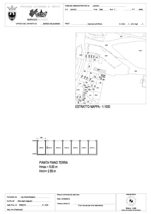 Levico Terme (TN) – Grand Hotel Imperial Pianta principale
