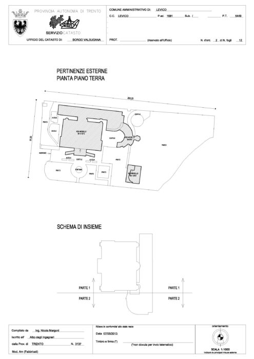 Levico Terme (TN) – Grand Hotel Imperial Pianta principale