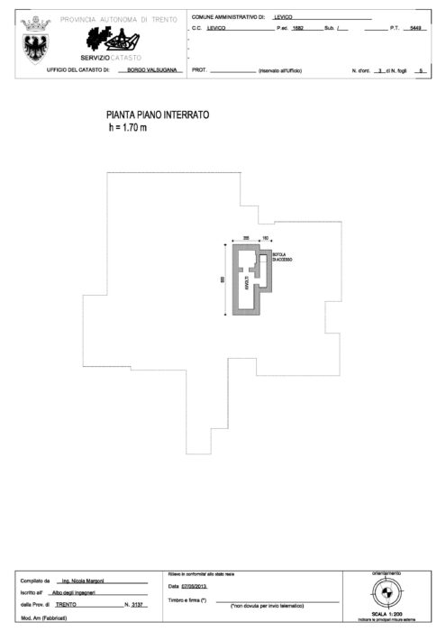 Levico Terme (TN) – Grand Hotel Imperial Pianta principale
