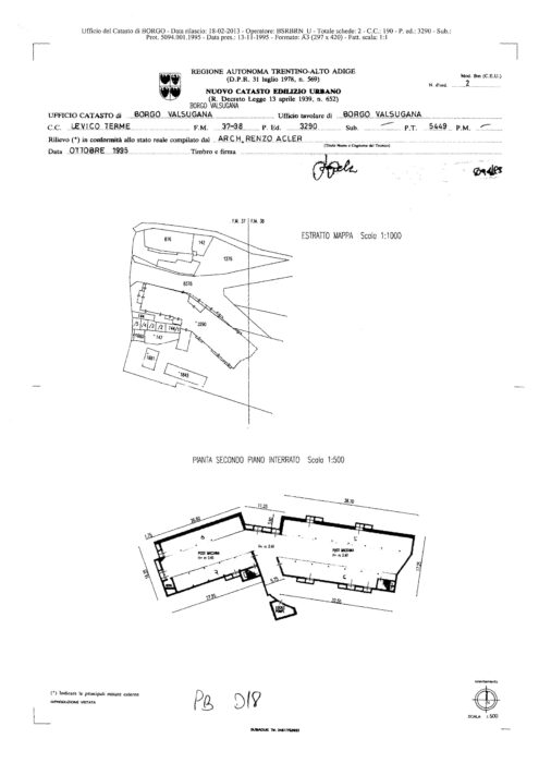 Levico Terme (TN) – Grand Hotel Imperial Pianta principale