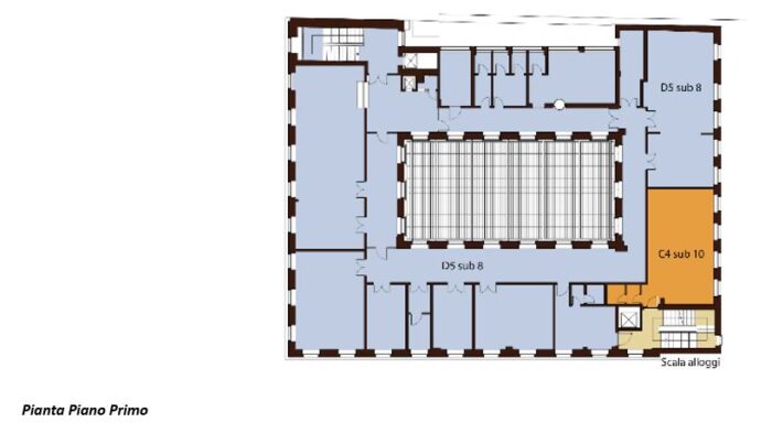 PESARO (PU) – Edificio cielo-terra in Via G. Rossini n. 79 Pianta principale