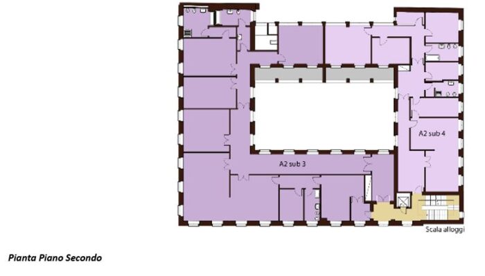 PESARO (PU) – Edificio cielo-terra in Via G. Rossini n. 79 Pianta principale