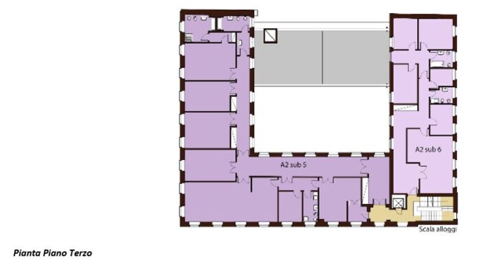 PESARO (PU) – Edificio cielo-terra in Via G. Rossini n. 79 Pianta principale