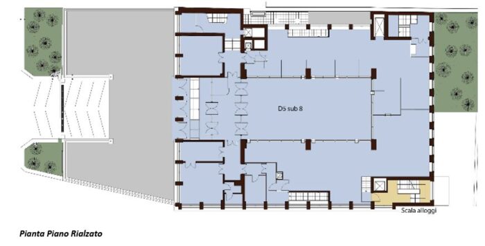 PESARO (PU) – Edificio cielo-terra in Via G. Rossini n. 79 Pianta principale