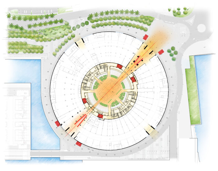 Genova (Ge) – Palasport di Genova Pianta principale