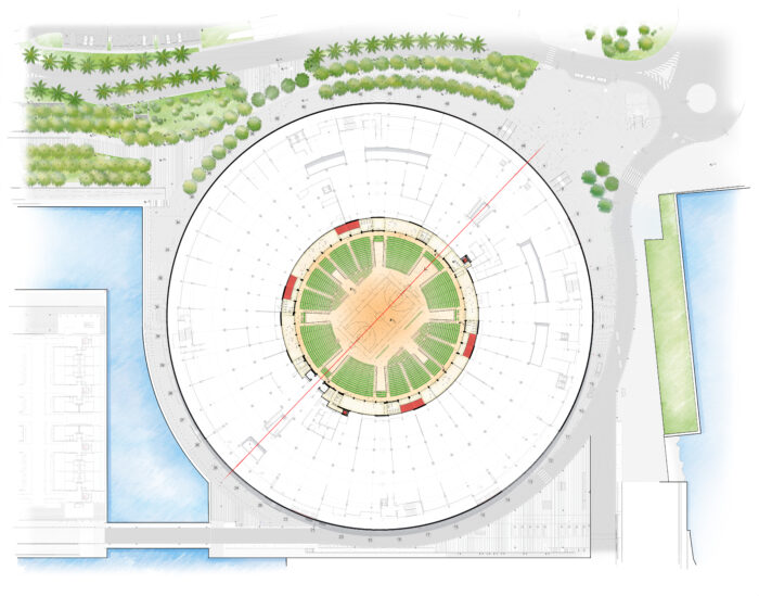 Genova (Ge) – Palasport di Genova Pianta principale