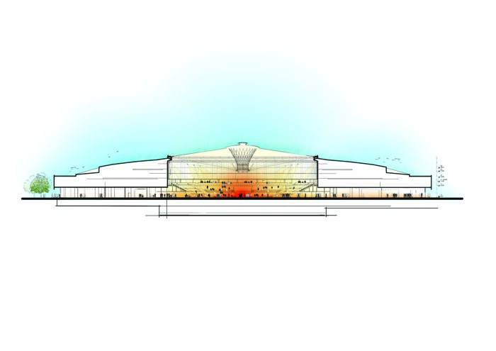 Genova (Ge) – Palasport di Genova Pianta principale