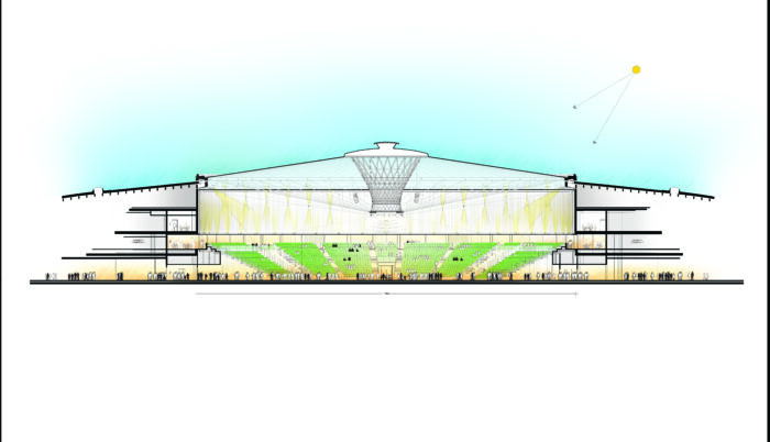 Genova (Ge) – Palasport di Genova Pianta principale