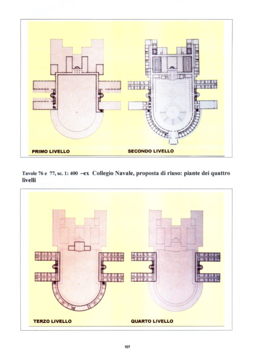 Brindisi (BR) – Ex collegio navale Niccolò Tommaseo Pianta principale