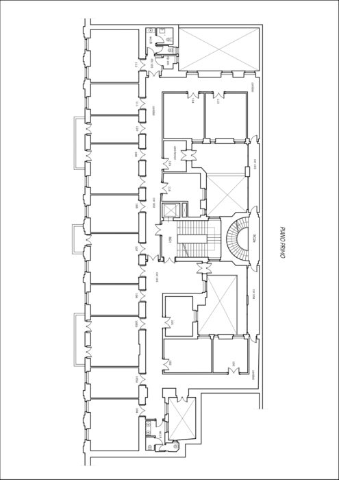 Trieste (TS) – Edificio Storico in Via Milano Pianta principale
